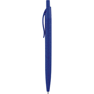 CAMILA. Kugelschreiber Aus Weizenstrohfaser Und ABS , königsblau, Weizenstrohfaser und ABS, 