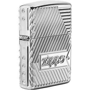 PL 167 Zippo Bolts Design , Zippo, silber, Edelstahl, 55,00cm x 10,00cm x 35,00cm (Länge x Höhe x Breite)