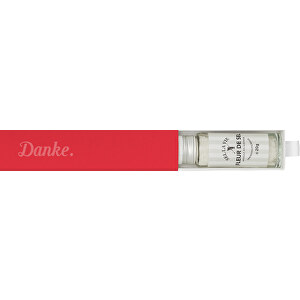 Dankebox Mini 'Fleur De Sel Aus Guérande' - Rot , rot, Papier, Pappe, Satin, 14,20cm x 3,40cm x 3,40cm (Länge x Höhe x Breite)