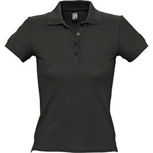 Polo Shirt - People , Sol´s, schwarz, Baumwolle, L, 65,00cm x 49,00cm (Länge x Breite)