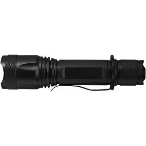 Mears Wiederaufladbare Taktische 5W Taschenlampe , schwarz, Aluminium, 17,50cm x 4,00cm x 6,00cm (Länge x Höhe x Breite)