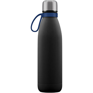 Thermoflasche RETUMBLER-NIZZA CORPORATE , Retumbler, schwarz,dunkelblau,, Edelstahl, Kunststoff, 26,50cm (Höhe)