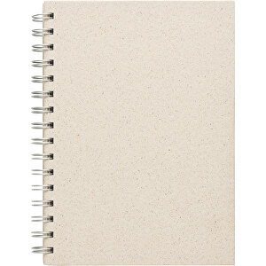 Grass Book , beige, Papier, 21,00cm x 1,50cm x 15,00cm (Länge x Höhe x Breite)