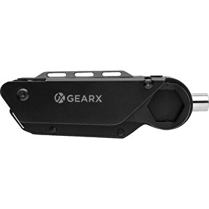 Gear X Fahrrad-Tool , schwarz, Edelstahl, 10,90cm x 2,20cm x 3,50cm (Länge x Höhe x Breite)