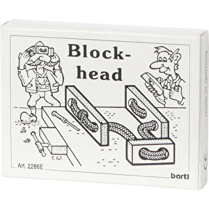 Blockhead , , 6,50cm x 1,30cm x 5,00cm (Länge x Höhe x Breite)