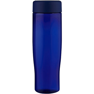 H2O Active® Eco Tempo 700 Ml Wasserflasche Mit Drehdeckel , blau / blau, PCR Kunststoff, PP Kunststoff, 22,20cm (Höhe)