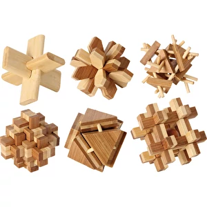 Set de puzzle en bambou (6)