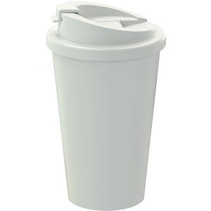 Kaffeebecher 'Premium Deluxe' , weiß, Kunststoff, 16,50cm (Höhe)
