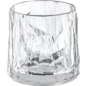 CLUB No. 2 , Koziol, crystal clear, Koziol Superglas, 9,20cm x 8,70cm x 9,20cm (Länge x Höhe x Breite)