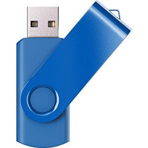 USB-Stick SWING Color 3.0 8 GB , Promo Effects MB , kobaltblau MB , 8 GB , Kunststoff/ Aluminium MB , 5,70cm x 1,00cm x 1,90cm (Länge x Höhe x Breite)
