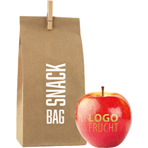 LogoFrucht Apple-Bag - Rot - Goldberry , braun, Papier, 8,00cm x 23,00cm x 11,00cm (Länge x Höhe x Breite)