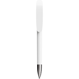 BIC® Super Clip Advance Kugelschreiber Digital , BiC, weiß, Metall|Kunststoff, 14,40cm x 1,20cm (Länge x Breite)