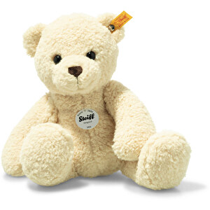 Mila Teddybär , beige, aus kuschelweichem Plüsch, 30,00cm x 12,00cm x 29,00cm (Länge x Höhe x Breite)