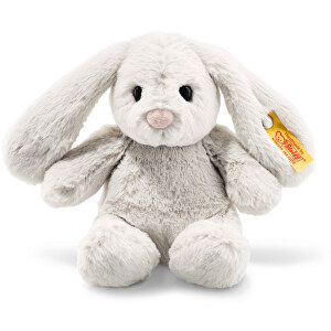 Soft Cuddly Friends Hoppie Hase , hellgrau, aus kuschelweichem Plüsch, 18,00cm x 11,00cm x 15,00cm (Länge x Höhe x Breite)