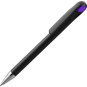 Prodir DS1 TMS Twist Kugelschreiber , Prodir, schwarz / violet, Kunststoff / Metall, 14,10cm x 1,40cm (Länge x Breite)