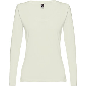 THC BUCHAREST WOMEN. Langärmeliges Tailliertes T-Shirt Für Frauen Aus Baumwolle , pastellgrün, 100% Baumwolle, XXL, 69,00cm x 50,00cm (Länge x Breite)