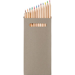 Farvet blyantssæt med 12 dele Nina