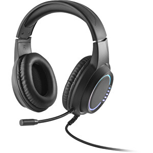 Thorne Headset RGB. Gaming-Headset Mit Mikrofon , schwarz, Kunststoff, 