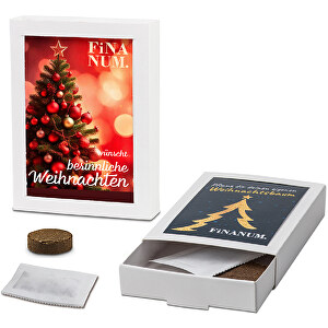 Weihnachtsbaum Aus Der Box - Mit Digitaldruck , Papier, Saatgut, 8,80cm x 1,70cm x 6,70cm (Länge x Höhe x Breite)