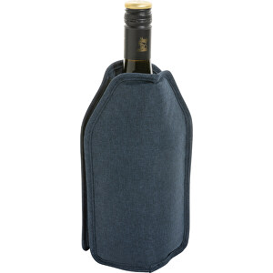 Vino AWARE™ RPET Weinkühler-Sleeve, Navy Blau , navy blau, PET - recycelt, 15,50cm x 22,50cm x 2,50cm (Länge x Höhe x Breite)