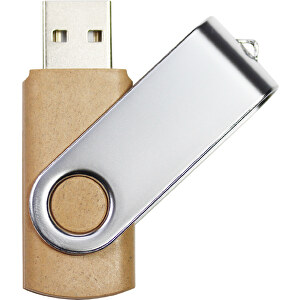 USB Stick SWING 16GB , Promo Effects MB , natur MB , 16 GB , Kunststoff/ Aluminium MB , 3 - 10 MB/s MB , 5,70cm x 1,00cm x 1,90cm (Länge x Höhe x Breite)