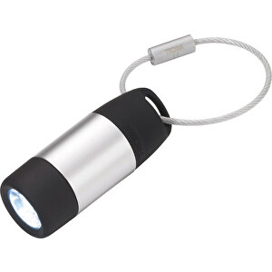 TROIKA Taschenlampe ECO CHARGE , Troika, schwarz, silberfarben, Kunststoff, Metall, 5,80cm x 2,20cm x 2,20cm (Länge x Höhe x Breite)