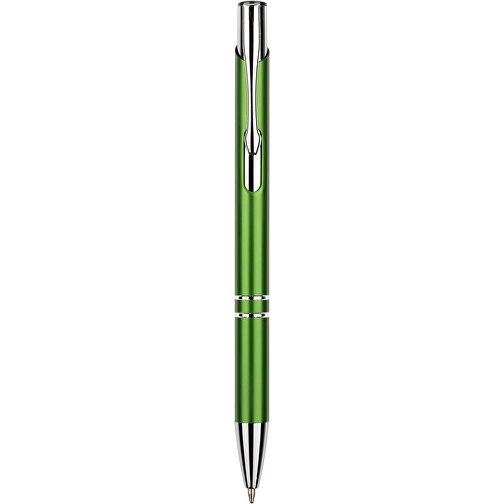 Kugelschreiber Luzern , Promo Effects, grün, Metall, 13,50cm (Länge), Bild 4