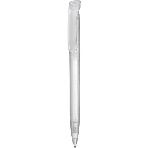 Kugelschreiber CLEAR FROZEN , Ritter-Pen, weiß, ABS-Kunststoff, 14,80cm (Länge), Bild 1