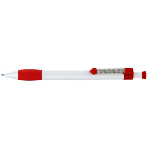 Kugelschreiber Spring Grippy , Ritter-Pen, signalrot, ABS-Kunststoff, 14,10cm (Länge), Bild 3