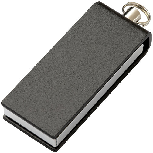 USB-Stick REVERSE 1GB , Promo Effects MB , schwarz MB , 1 GB , Kunststoff/Metall MB , 3 - 10 MB/s MB , 3,20cm x 0,60cm x 1,20cm (Länge x Höhe x Breite), Bild 1