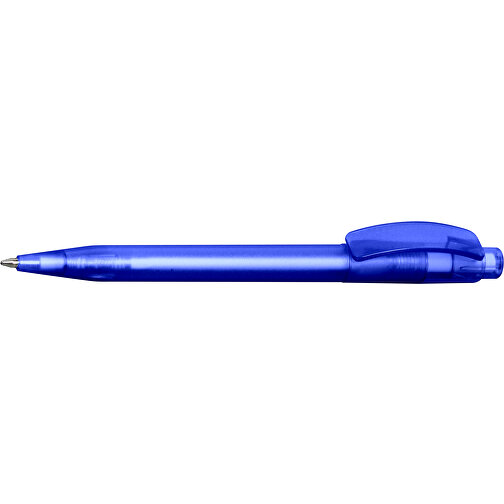 Indus Kugelschreiber - Biologisch Abbaubar , Green&Good, blau, biologisch abbaubares Plastik, 14,00cm x 1,00cm x 1,00cm (Länge x Höhe x Breite), Bild 3