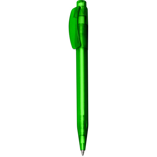 Indus Kugelschreiber - Biologisch Abbaubar , Green&Good, grün, biologisch abbaubares Plastik, 14,00cm x 1,00cm x 1,00cm (Länge x Höhe x Breite), Bild 1