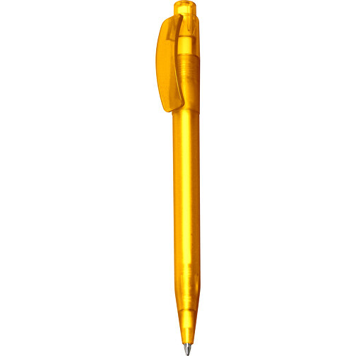 Indus Kugelschreiber - Biologisch Abbaubar , Green&Good, orange, biologisch abbaubares Plastik, 14,00cm x 1,00cm x 1,00cm (Länge x Höhe x Breite), Bild 1