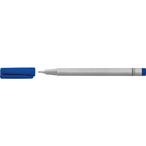 STAEDTLER Lumocolor Non-permanent S , Staedtler, blau, Kunststoff, 14,10cm x 0,90cm x 0,90cm (Länge x Höhe x Breite), Bild 3