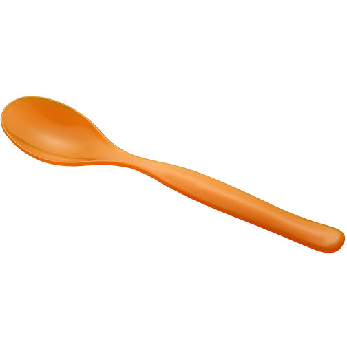 Löffel 'Plastic' , trend-orange PP, Kunststoff, 14,50cm x 0,70cm x 3,10cm (Länge x Höhe x Breite), Bild 1