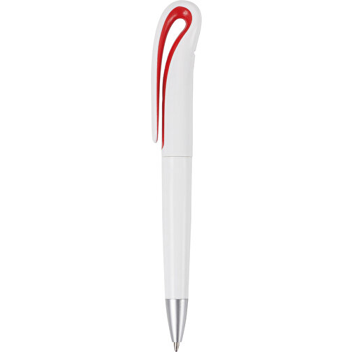 Kugelschreiber Aus Kunststoff Ibiza , rot, ABS, Plastik, , Bild 1