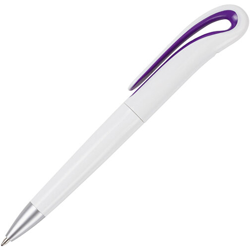 Kugelschreiber Aus Kunststoff Ibiza , violett, ABS, Plastik, , Bild 2