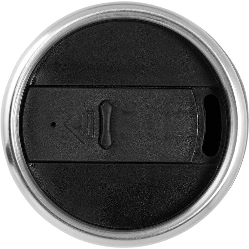 Elwood 410 Ml Isolierbecher , silber / schwarz, Edelstahl, Kunststoff, 17,60cm (Höhe), Bild 5