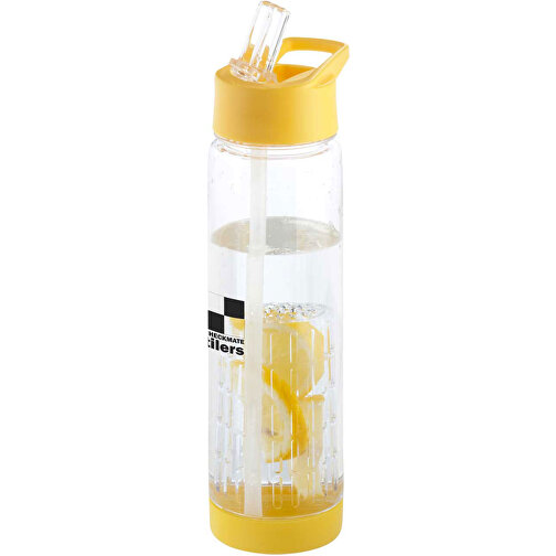 Tutti Frutti 740 Ml Tritan™ Sportflasche Mit Infuser , transparent / gelb, Eastman Tritan™, 25,90cm (Höhe), Bild 4