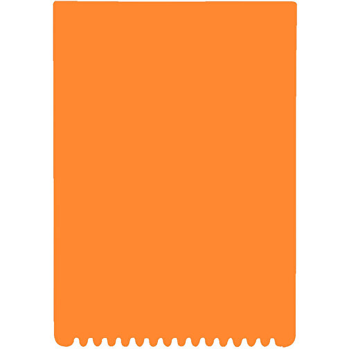 Eiskratzer 'Rechteck' , standard-orange, Kunststoff, 14,70cm x 0,30cm x 10,30cm (Länge x Höhe x Breite), Bild 1