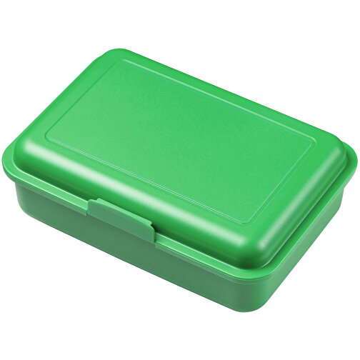 Vorratsdose 'School-Box' Mittel Mit Trennwand , standard-grün, Kunststoff, 16,00cm x 5,00cm x 11,60cm (Länge x Höhe x Breite), Bild 1
