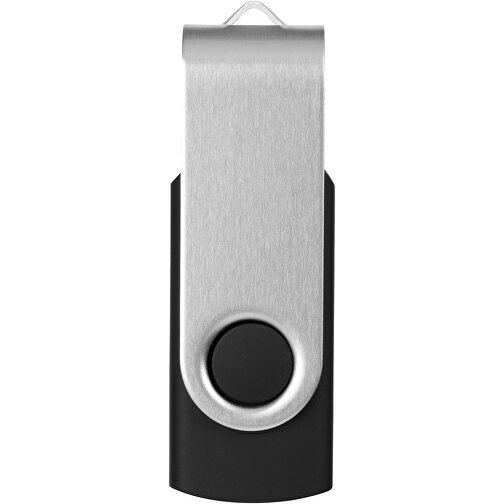 Rotate-Basic 2 GB USB-Stick , schwarz / silber MB , 2 GB , Kunststoff, Aluminium MB , 5,80cm x 1,00cm x 1,90cm (Länge x Höhe x Breite), Bild 3
