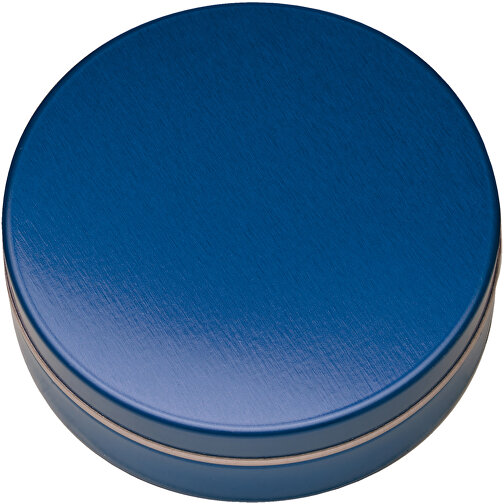 Personalisierte M&M’s®Metallbox 20 G , M&M\'s, blau-metallic, 1,70cm (Breite), Bild 1
