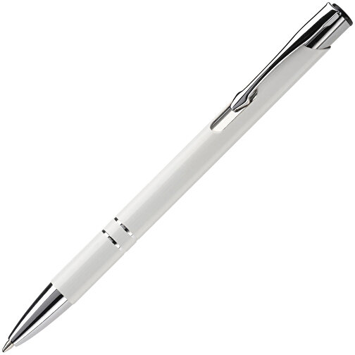 Kugelschreiber Alicante Special , weiß, Aluminium, 13,50cm (Länge), Bild 2