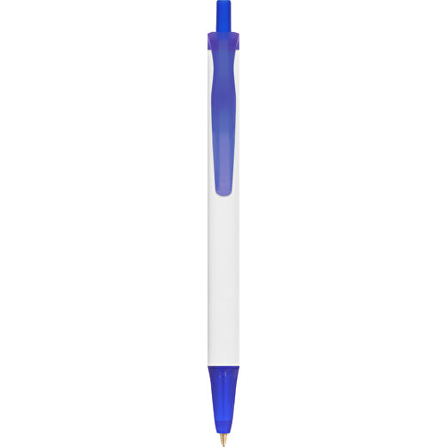 BIC® Clic Stic Kugelschreiber , BiC, gefr. dunkelblau, Kunststoff, 1,20cm x 14,00cm (Länge x Breite), Bild 1