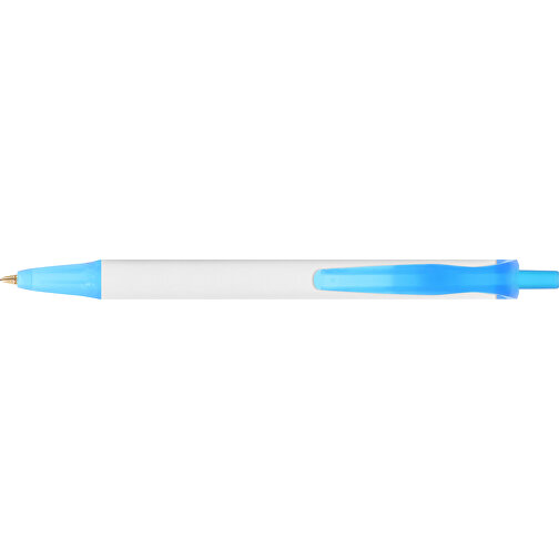 BIC® Clic Stic Kugelschreiber , BiC, gefr. blau, Kunststoff, 1,20cm x 14,00cm (Länge x Breite), Bild 3