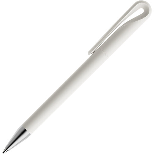 Prodir DS1 TMS Twist Kugelschreiber , Prodir, weiß, Kunststoff, 14,10cm x 1,40cm (Länge x Breite), Bild 4