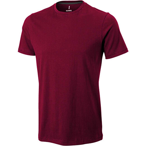 Nanaimo T-Shirt Für Herren , bordeaux, Single jersey Strick 100% BCI Baumwolle, 160 g/m2, XXXL, , Bild 1