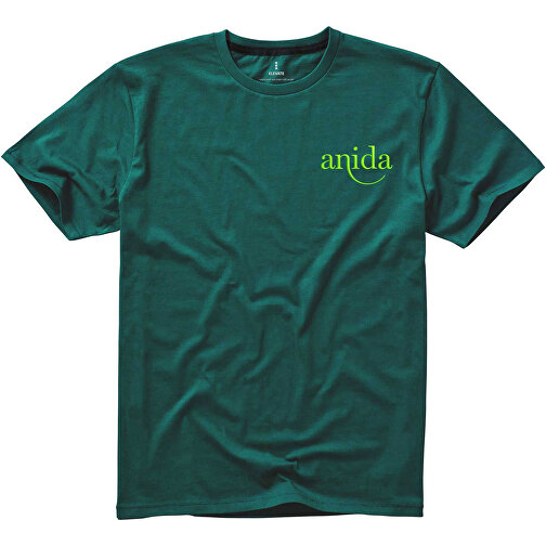 Nanaimo T-Shirt Für Herren , waldgrün, Single jersey Strick 100% BCI Baumwolle, 160 g/m2, XS, , Bild 4