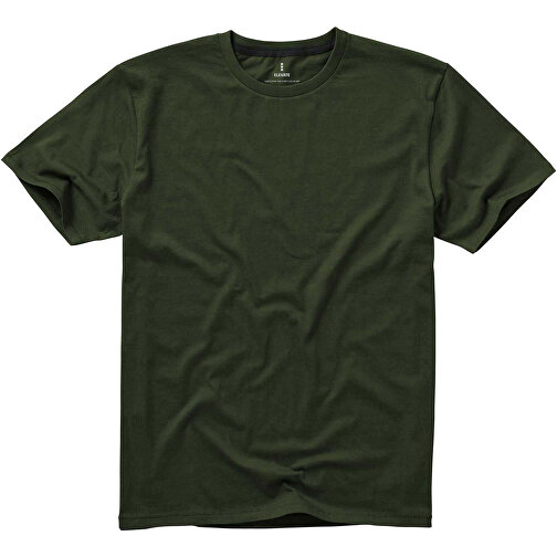 Nanaimo T-Shirt Für Herren , armeegrün, Single jersey Strick 100% BCI Baumwolle, 160 g/m2, M, , Bild 7